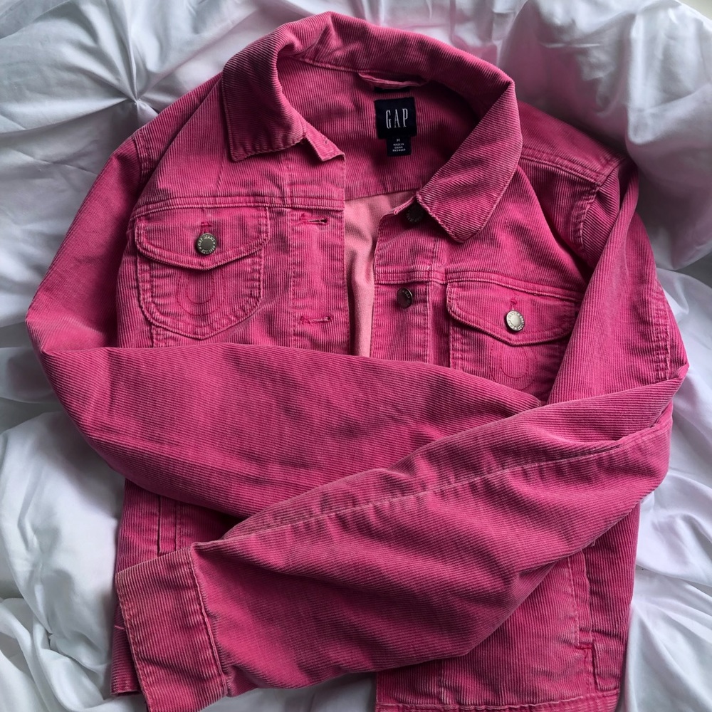 Cropped GAP Corduroy Jacket